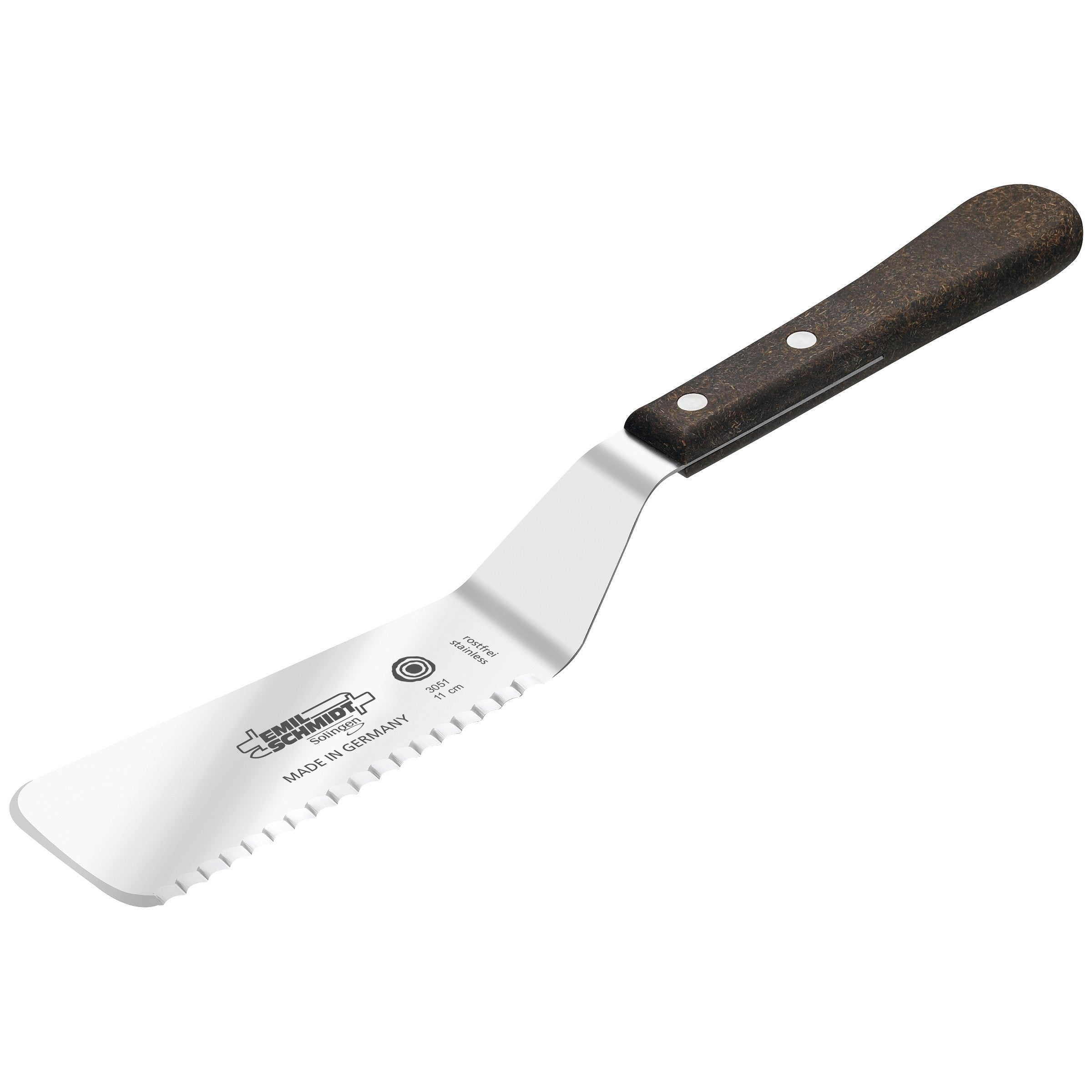 Kuchenpalette mit einseitigem Wellenschliff – LIGNUM