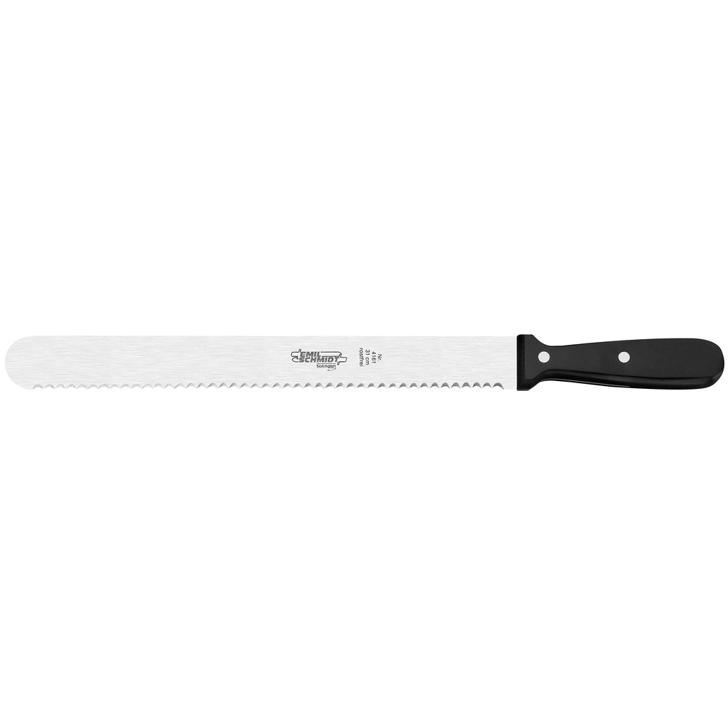 Schneider Bäckermesser / Universalmesser Mit Wellenschliff – Edelstahl, Länge 260561, Schwarz Schneider Bäckermesser / Universalmesser Mit Wellenschliff – Edelstahl, Länge 260561, Schwarz