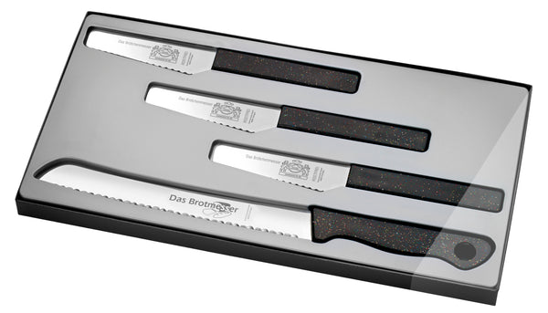 4er Set Brot- und Brötchenmesser DIAMANT