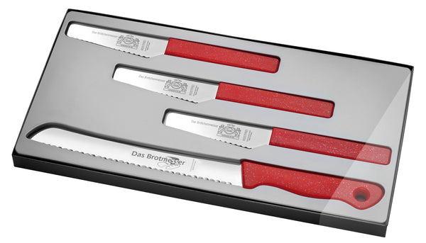 4er Set Brot- und Brötchenmesser DIAMANT