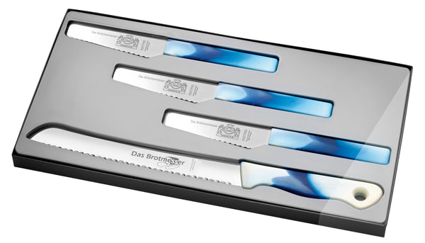 4er Set Brot- und Brötchenmesser ZIRRUS