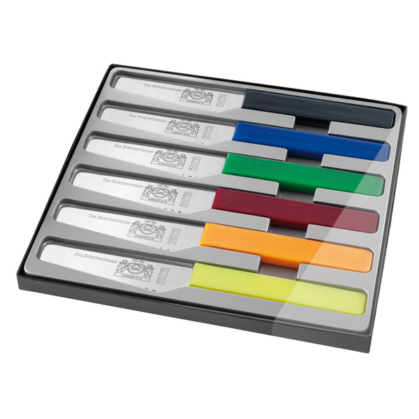 Brötchenmesser METALLIC 6er Set